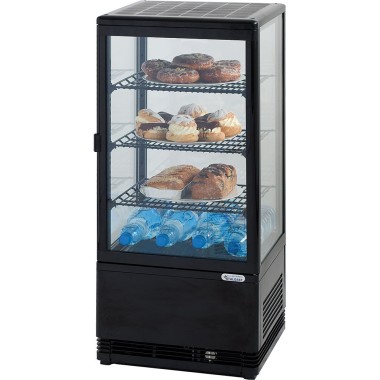 STALGAST - Vitrine  noire éclairage LED V 78 L