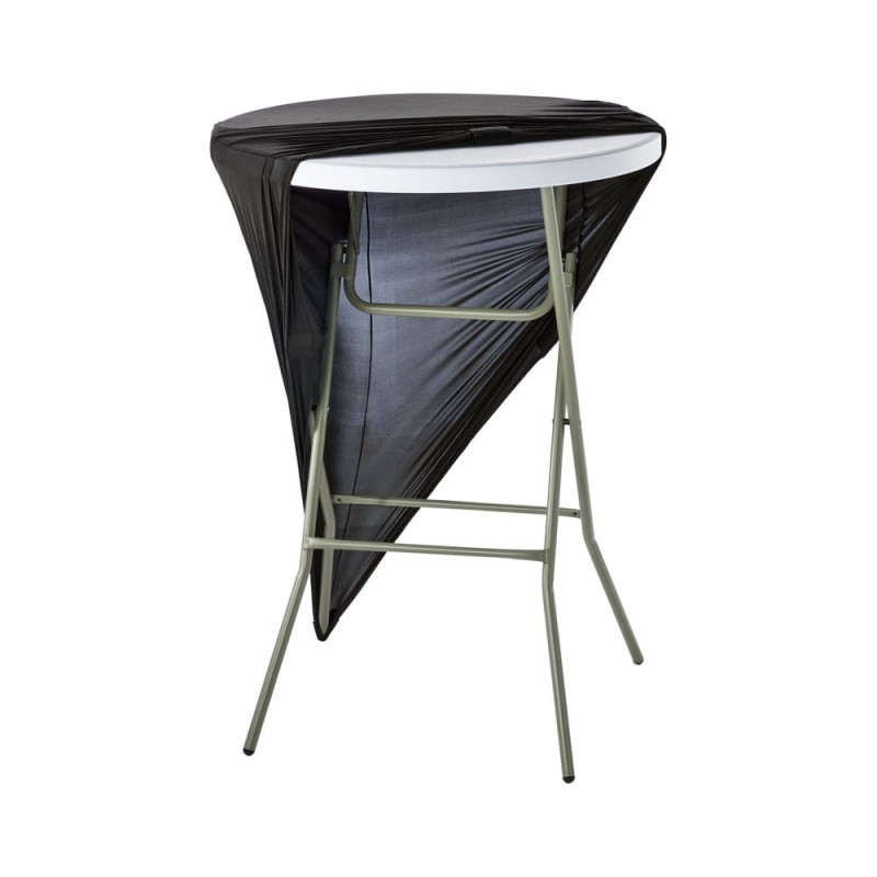 STALGAST - Housse de table de bar noir