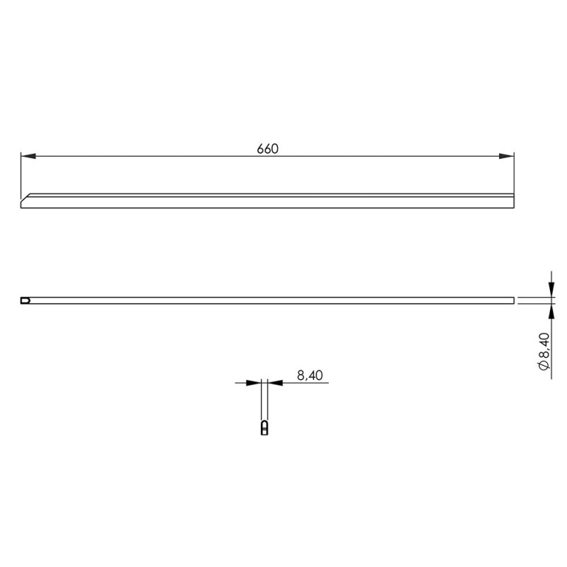 STALGAST - Raccord de ligne 700 bas long