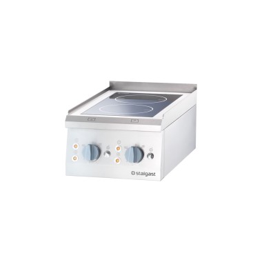 STALGAST - Cuisinière en céramique 2 plaques 5 kW