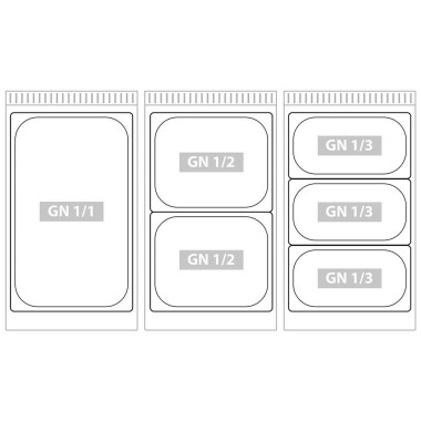 STALGAST - Bain Marie électrique 2xGN 1/1 1,6 kW