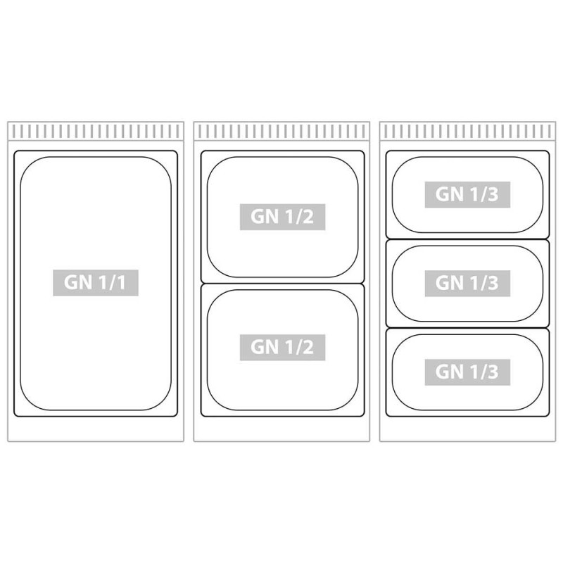 STALGAST - Bain Marie électrique 2xGN 1/1 1,6 kW