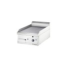 STALGAST - Plancha  gaz grill nervuré 400x700 6,5 kW G20/20 mbar