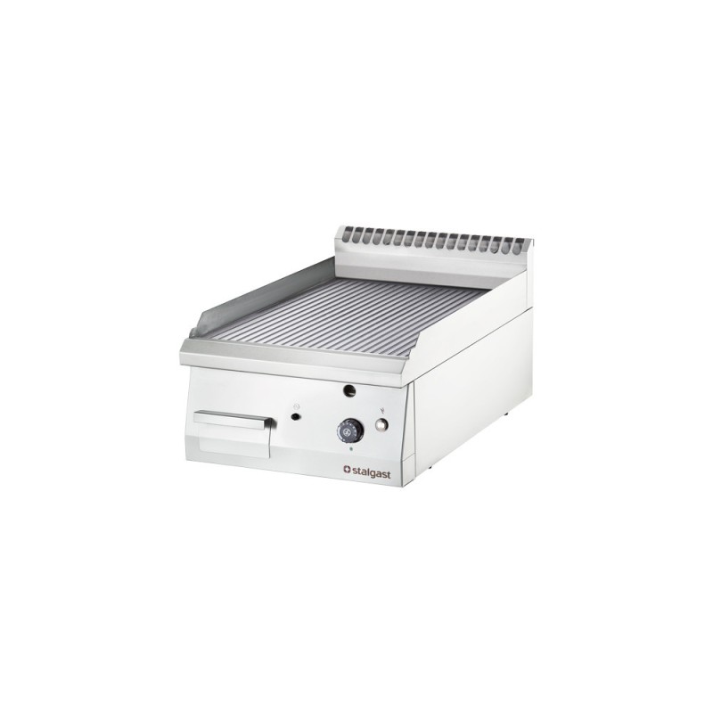 STALGAST - Plancha nervuré à gaz 400x700 6,5 kW G30/37 mbar