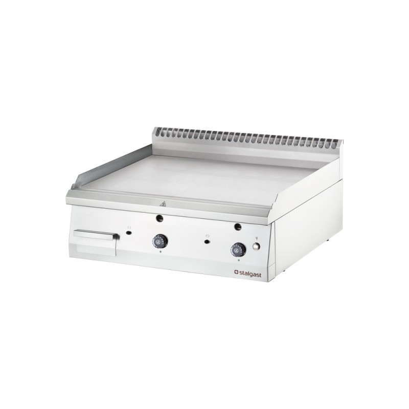STALGAST - Plancha gaz en acier lisse 800x700 13.0 kW G30/37 mbar