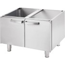 STALGAST - Plancha électrique lisse avec couvercle 8,1 kW