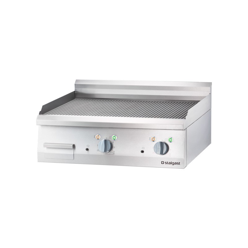 STALGAST - Plancha électrique lisse et rainurée 8,1 kW