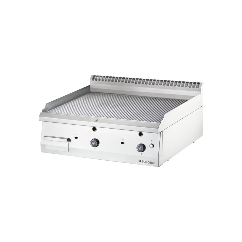 STALGAST - Plancha réglable striée au gaz 800x700 13.0 kW G20/20 mbar