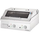 STALGAST - Plancha électrique nervurée avec couvercle 8,1 kW