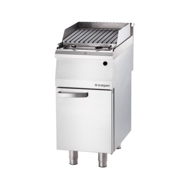 STALGAST - Grill à gaz en pierre de lave 400x700 8,0 kW G30/37 mbar