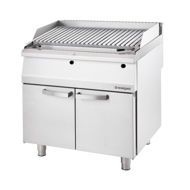 STALGAST - Grill à gaz cuisson pierre de lave