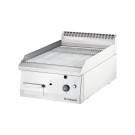 STALGAST - Plancha gaz amovible rainurée