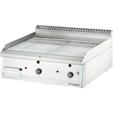 STALGAST - Plancha amovible rainurée à gaz