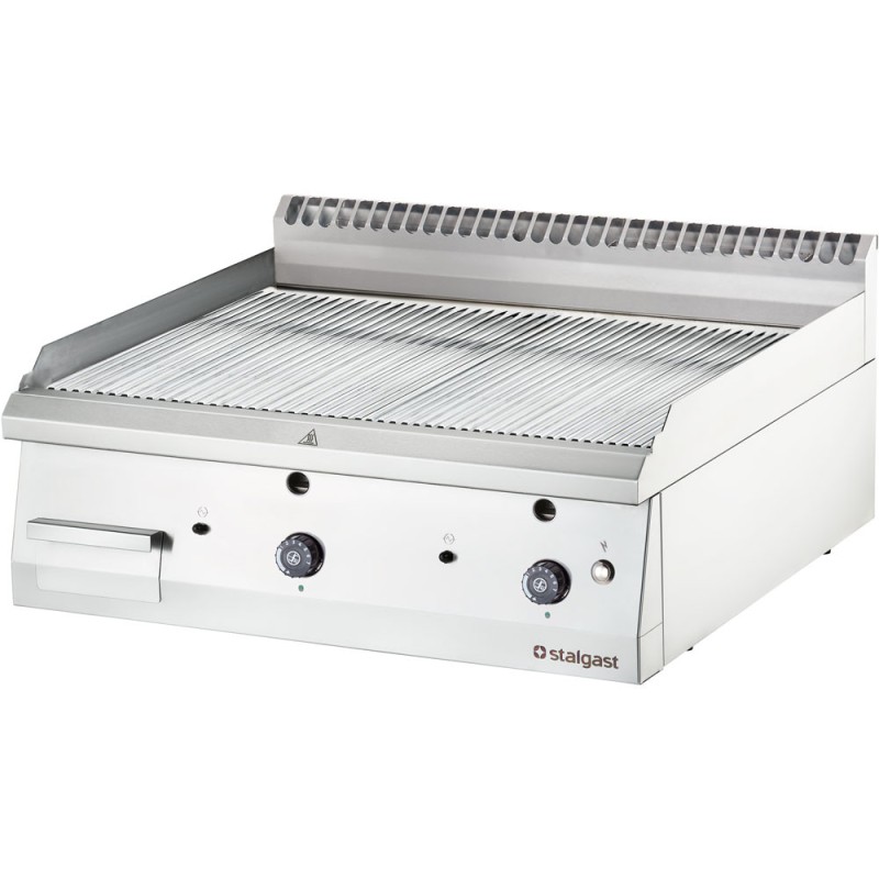 STALGAST - Plancha amovible rainurée à gaz