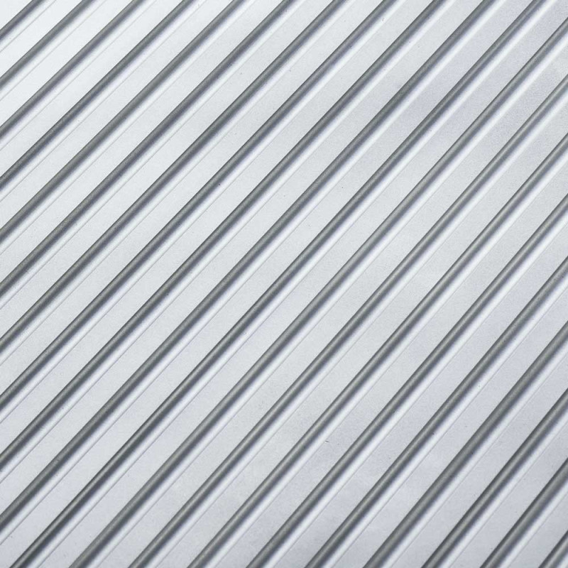 STALGAST - Plancha gaz amovible chromée striée