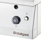 STALGAST - Plancha à gaz lisse et nervurée amovible 800x700