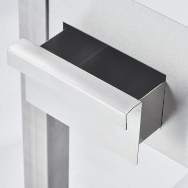 STALGAST - Plancha amovible lisse et nervurée à gaz