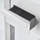 STALGAST - Plancha amovible lisse et nervurée à gaz