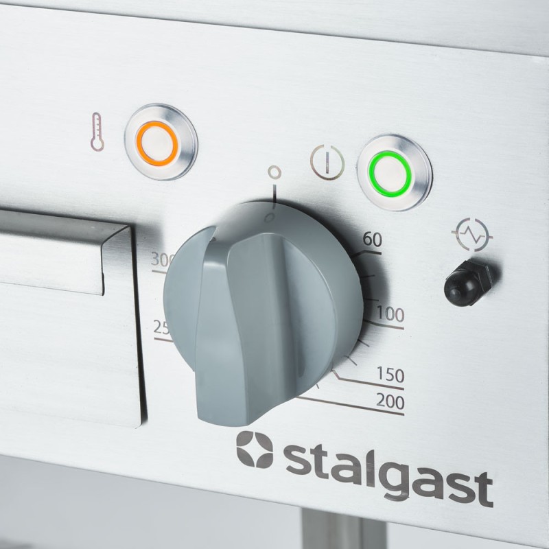 STALGAST - Plaque de cuisson  lisse et nervurée