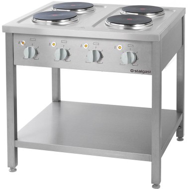 STALGAST - Cuisinière électrique à 4 plaques, 10,4 kW