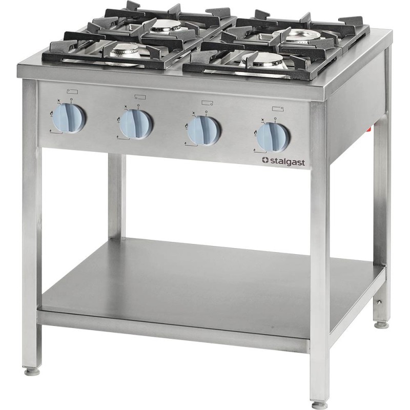 STALGAST - Cuisinière à gaz 4 brûleurs
