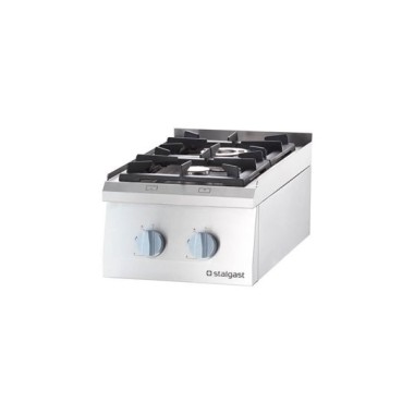 STALGAST - Cuisinière à gaz fixe 400x700 8,5 kW G30/37 mbar