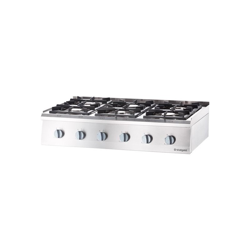 STALGAST - Cuisinière à gaz sur pied 1200x700 32.5 kW G20/20 mbar