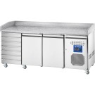 STALGAST - Table réfrigérée  deux portes 600x400 mm pour pizza avec tiroirs V 580 L