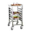 Beckers - Chariot inox Capacité 6 x GN1/1 GN1/2 GN1/3 GN 2/3