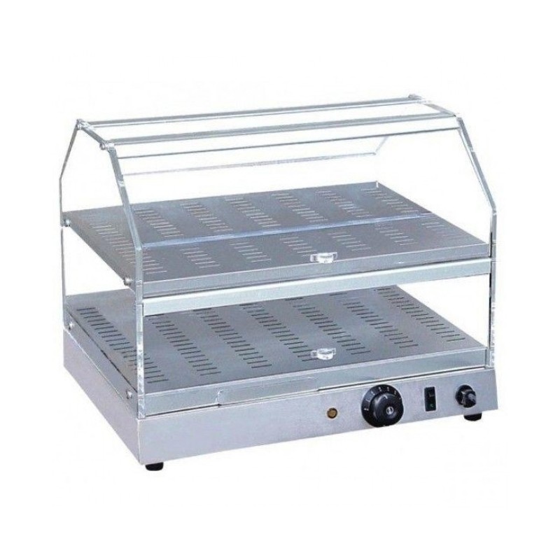 Beckers - Vitrine chaude et humidifiée Modèle DH395  2 étages