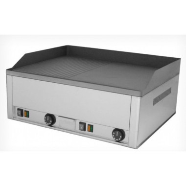 Beckers - Plancha électrique Modèle LRED60 lisse et striée