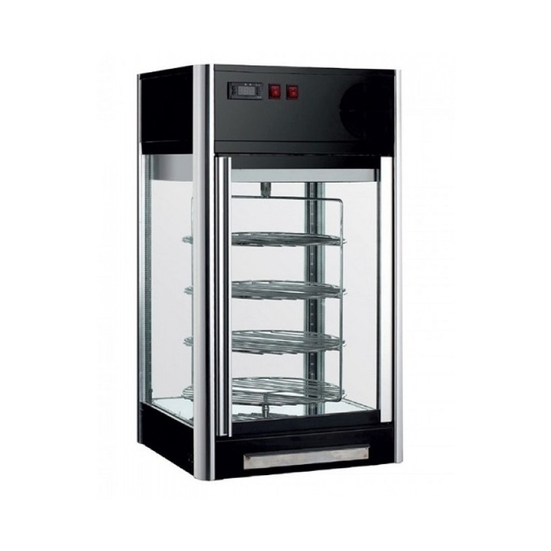 Beckers - Vitrine chaude Structure rotative avec 4 étagères