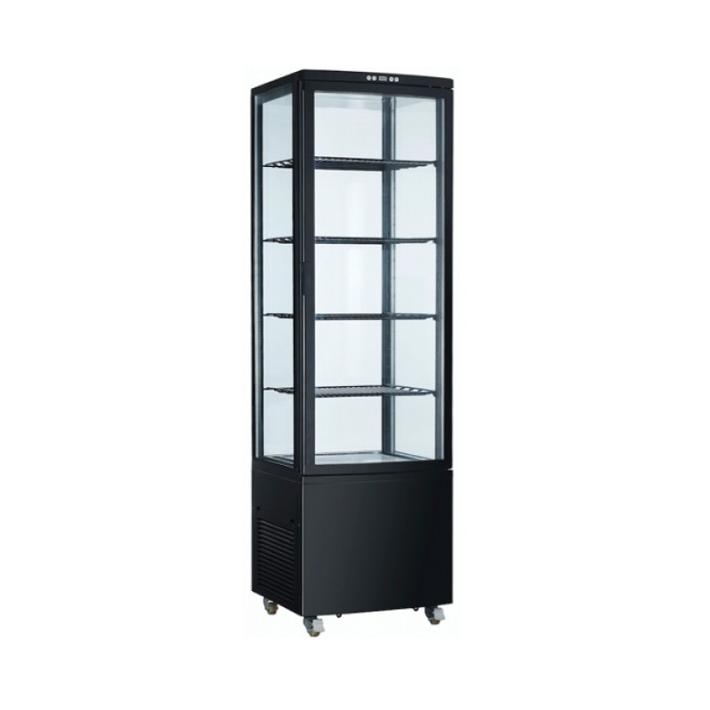 Beckers - Armoire réfrigérée ventilée/vitrine Modèle VRN235