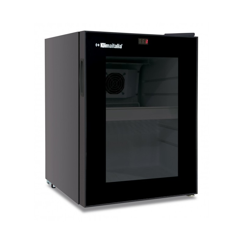 Shopdeschefs - Réfrigérateur à boissons sur comptoir statique avec agitateur Noir Modèle CL20FLBLK