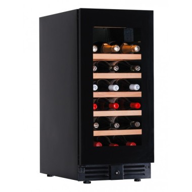 Shopdeschefs - Cave à vin réfrigérée ventilée Modèle CW37G1TB pour 28 bouteilles de 0,75 L