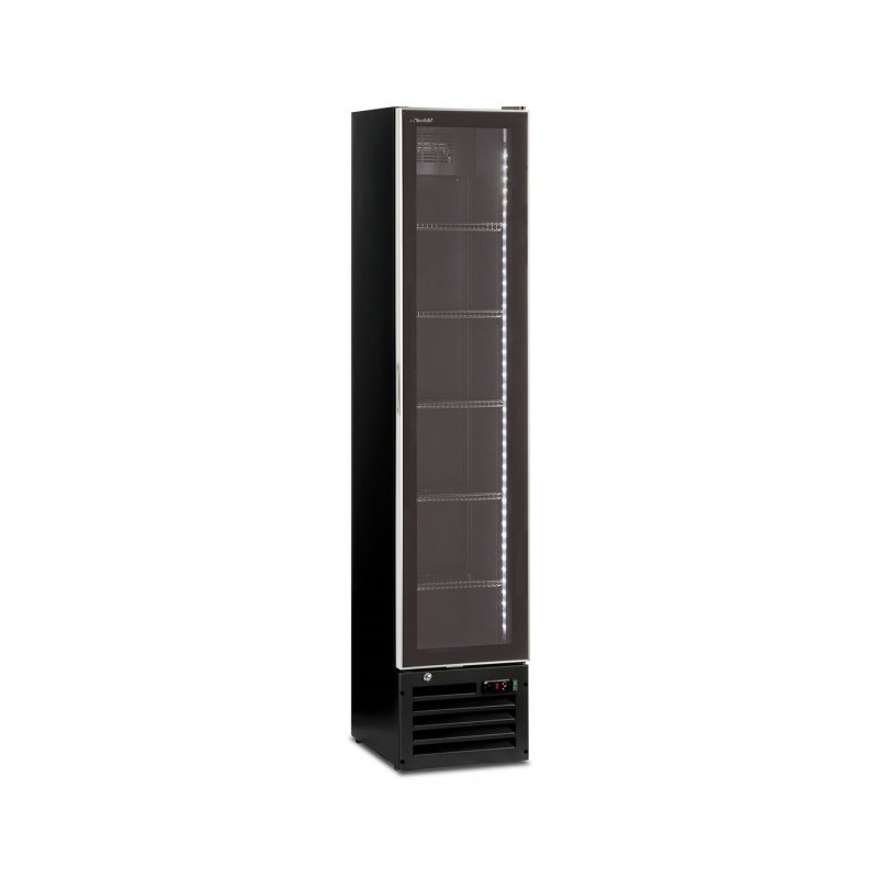 Shopdeschefs - Vitrine réfrigérée slim statique Modèle THINCOOLERBLACK