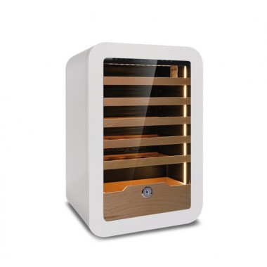Shopdeschefs - Cave à vin réfrigérée ventilée Modèle VINARIUS 40 WHT pour 36 bouteilles de 0,75 L