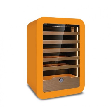 Shopdeschefs - Cave à vin réfrigérée ventilée Modèle VINARIUS 40 ORN pour 36 bouteilles de 0,75 L.