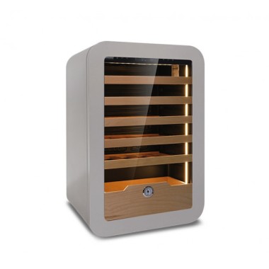 Shopdeschefs - Cave à vin réfrigérée ventilée Modèle VINARIUS 40 GRY pour 36 bouteilles de 0,75 L