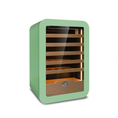 Shopdeschefs - Cave à vin réfrigérée ventilée Modèle VINARIUS 40 GRN pour 36 bouteilles de 0,75 L.