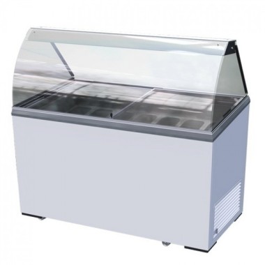 Shopdeschefs - Présentoir/Vitrine pour glacier Modèle ICE 7