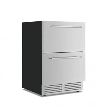 Shopdeschefs - Cave à vin ventilée Modèle DW82INOX pour 45 bouteilles de 0,75 litre