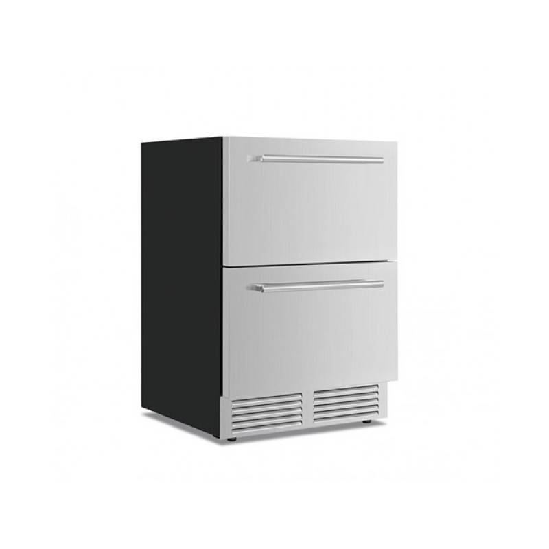 Shopdeschefs - Cave à vin ventilée Modèle DW82INOX pour 45 bouteilles de 0,75 litre