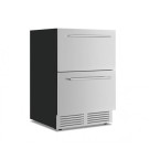 Shopdeschefs - Cave à vin ventilée Modèle DW82INOX pour 45 bouteilles de 0,75 litre