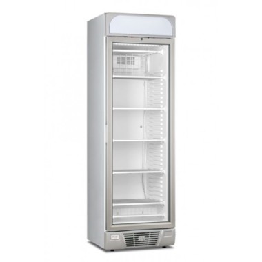 Shopdeschefs - Congélateur vertical statique avec agitateur Modèle FR372VGCST Avec porte en verre
