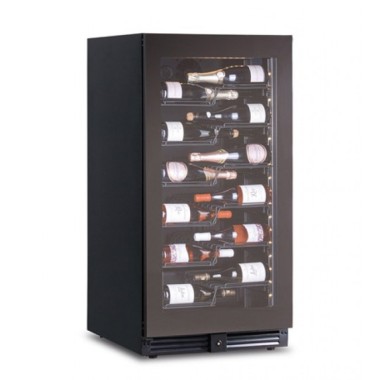 Shopdeschefs - Cave à vin ventilée Modèle CW120G1TB pour 68 bouteilles de 0,75 L