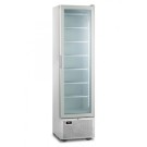 Shopdeschefs - Congélateur vertical statique Modèle SLIM FREEZER 225TWHITE Avec porte en verre