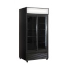 Shopdeschefs - Armoire réfrigérée ventilée à 2 portes Modèle CL801V2GCSLBLACK