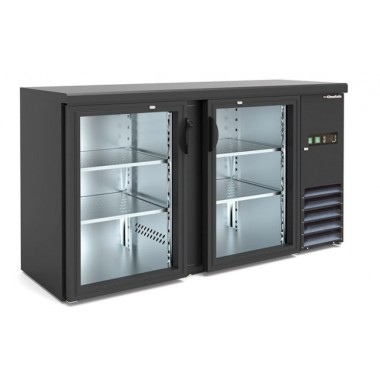 Shopdeschefs - Table réfrigérée ventilée rétro avec vitrine Modèle BB200GD