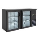 Shopdeschefs - Table réfrigérée ventilée rétro avec vitrine Modèle BB200GD